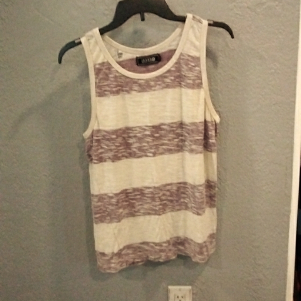 Purple and White Tanktop